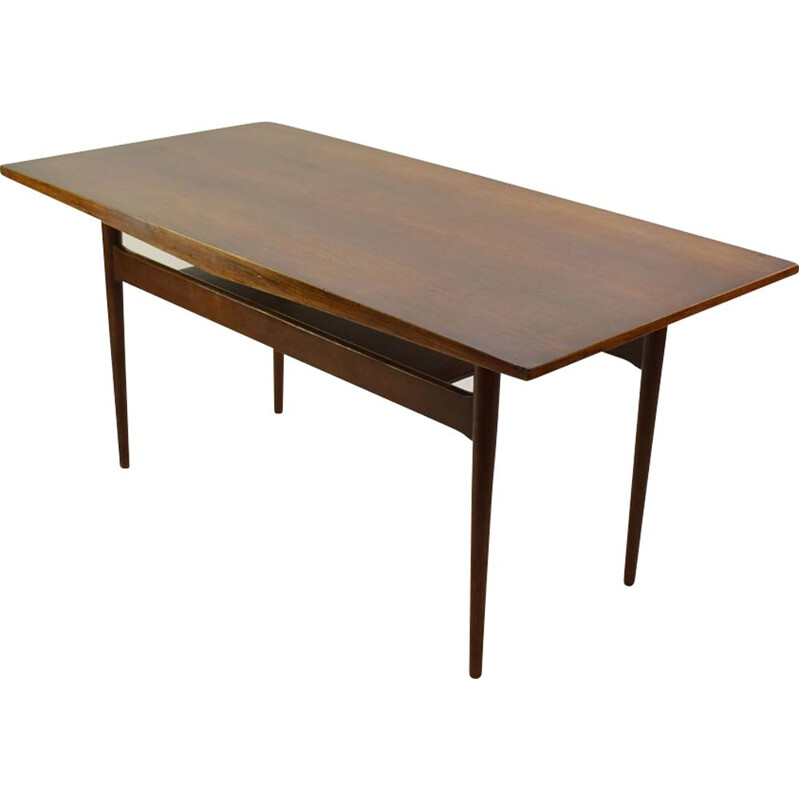 Vintage Scandinavian coffee table in rosewood