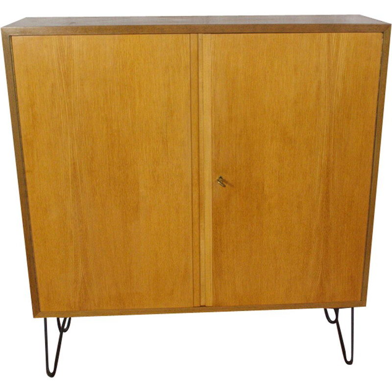 Vintage cabinet in walnut and ash by Georg Satink for Wk Möbel