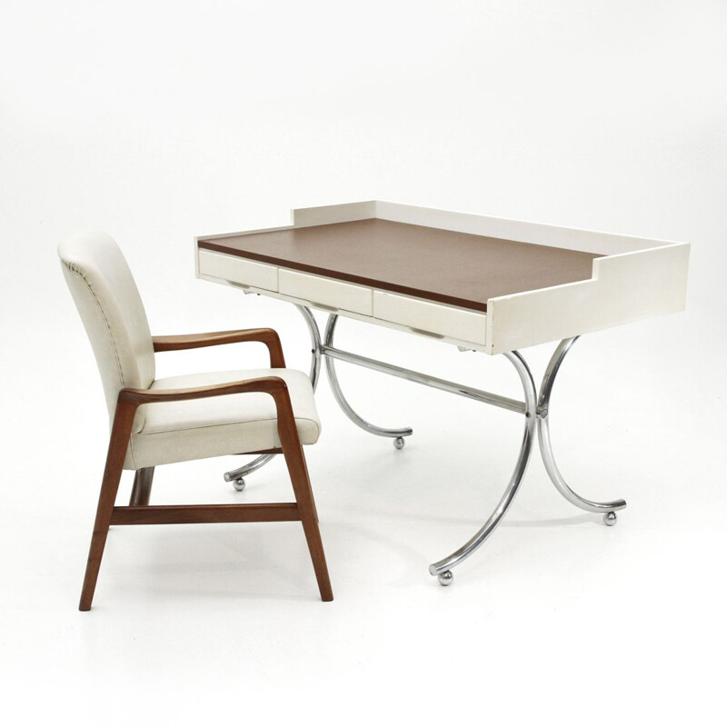 Vintage desk "Bagutta" by Annig Sarian for Adriasteia