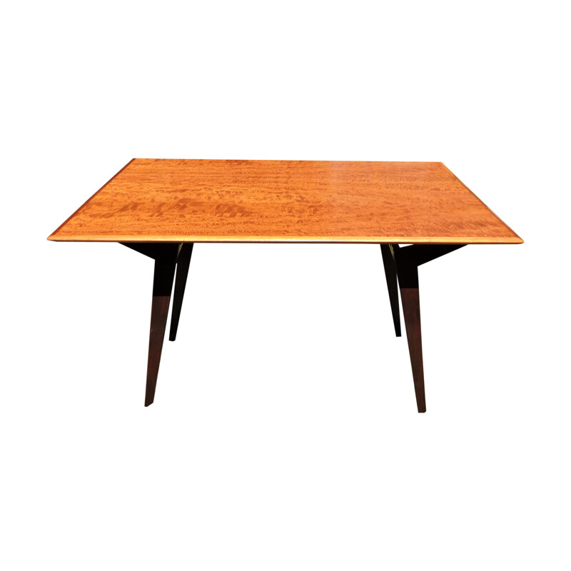 Table vintage réglable en teck