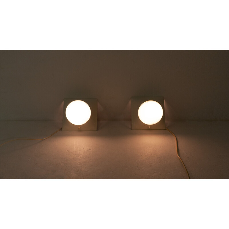 Set of 2 vintage Dutch wall lamps by Raak Amsterdam