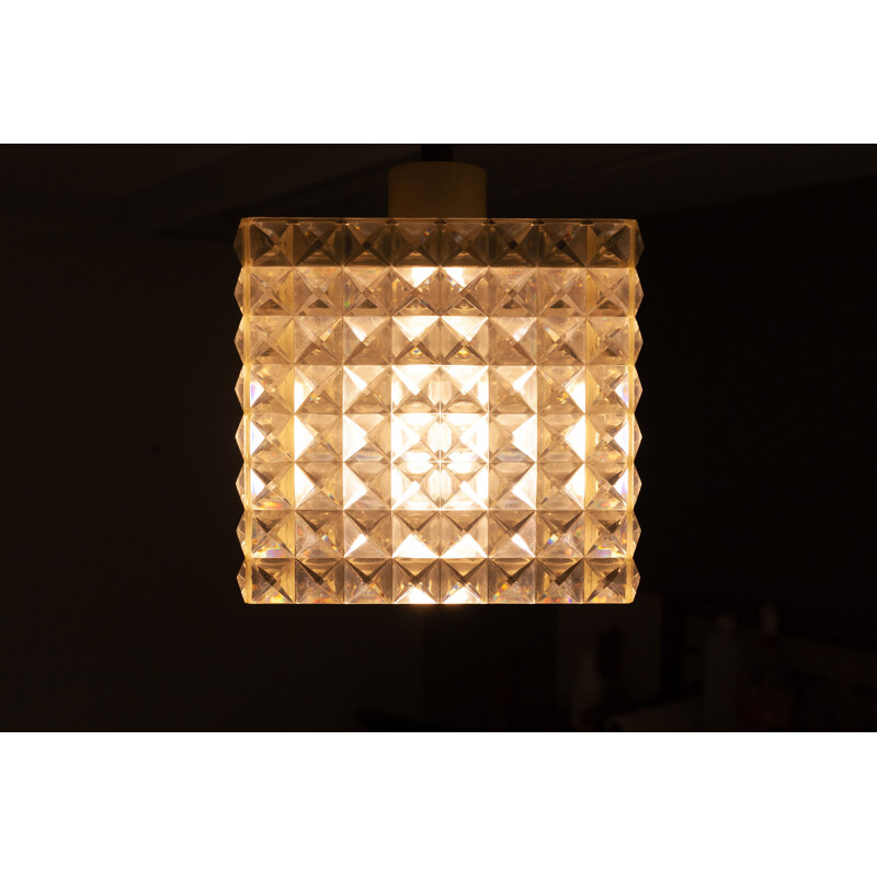 Diamond pendant light by Aloys Gangkofner for Erco