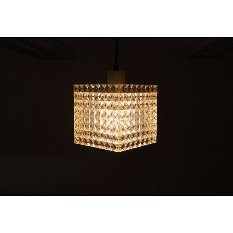 Diamond pendant light by Aloys Gangkofner for Erco