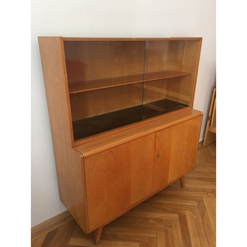 Vintage wooden bookcase by Jitona