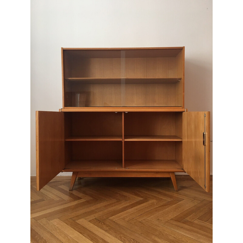 Vintage wooden bookcase by Jitona