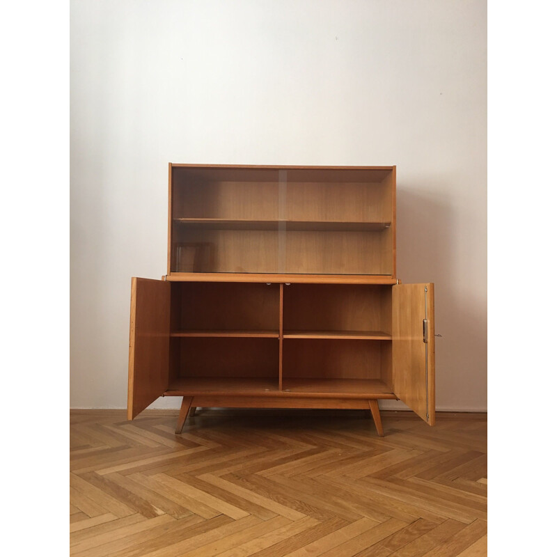 Vintage wooden bookcase by Jitona