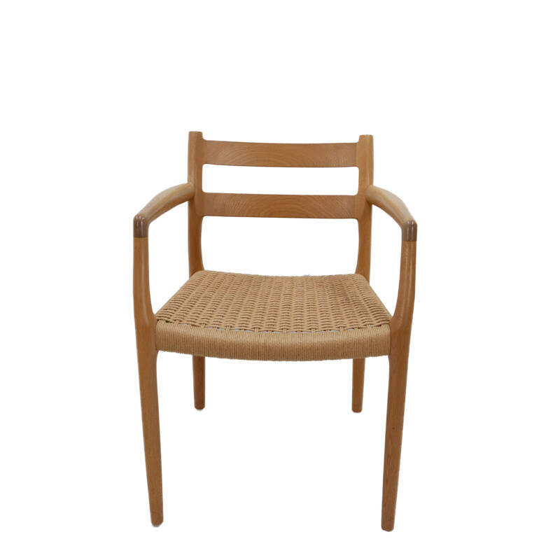 Set of 4 oak chairs by Niels Otto Moller