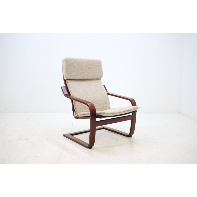 Vintage armchair in bent wood by Ton Czechoslovakia