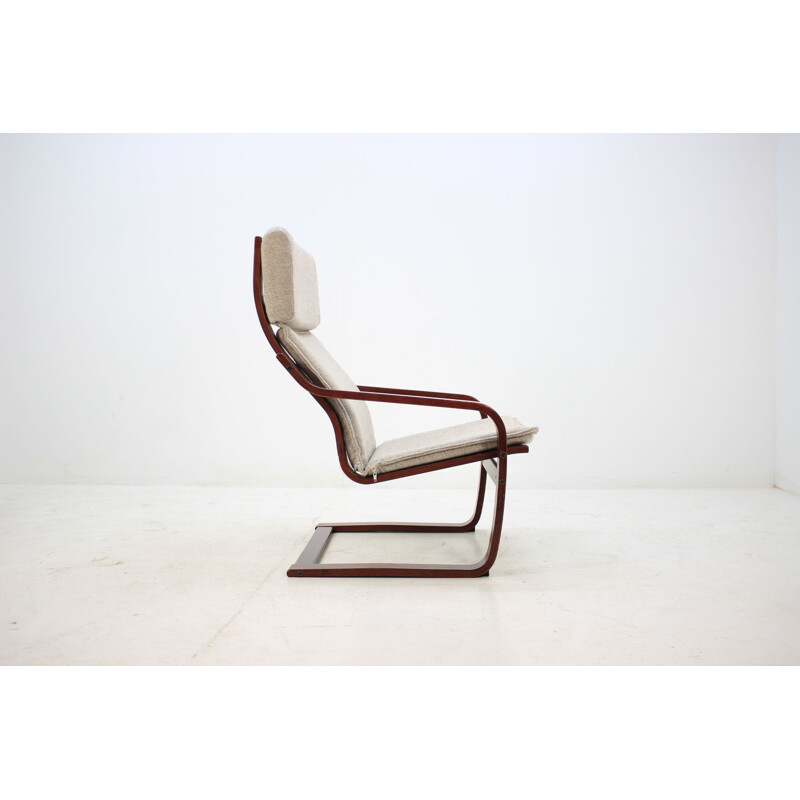 Vintage armchair in bent wood by Ton Czechoslovakia