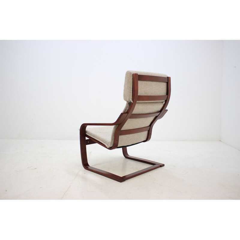 Vintage armchair in bent wood by Ton Czechoslovakia