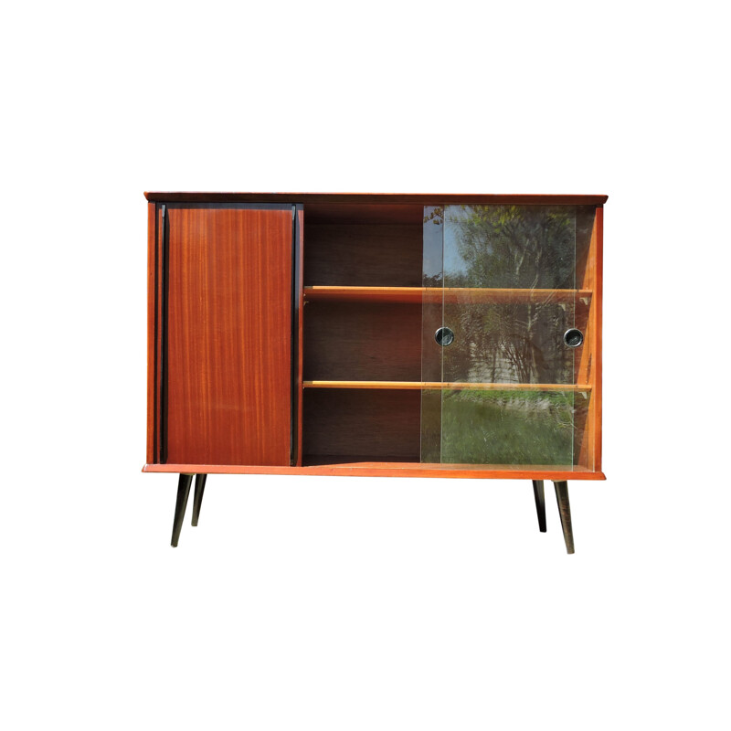 Vintage highboard in mahogany