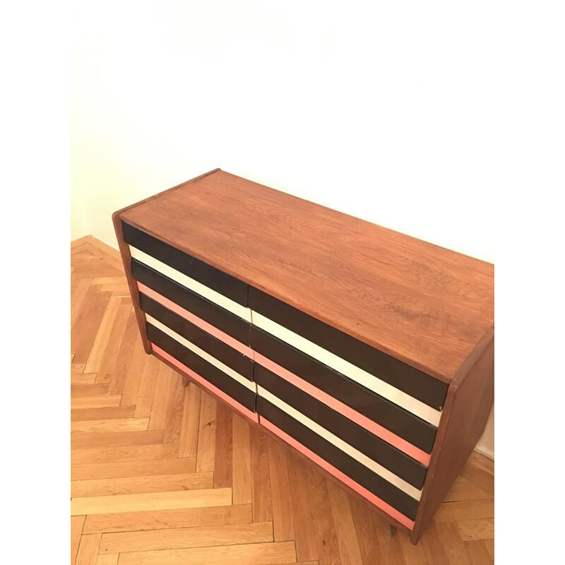 Vintage small sideboard "U-458" by Jiri Jiroutek for Interier Praha