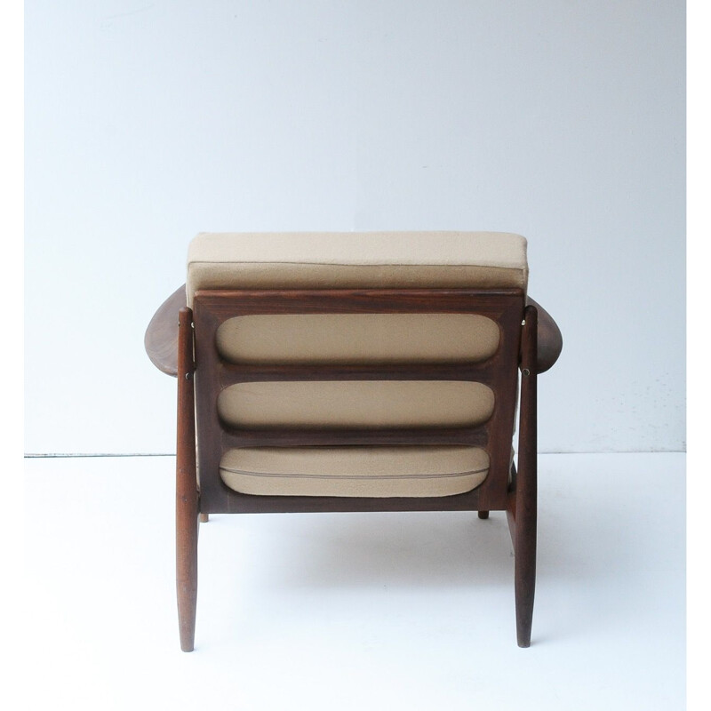 Vintage scandinavian teak armchair by Grete Jalk