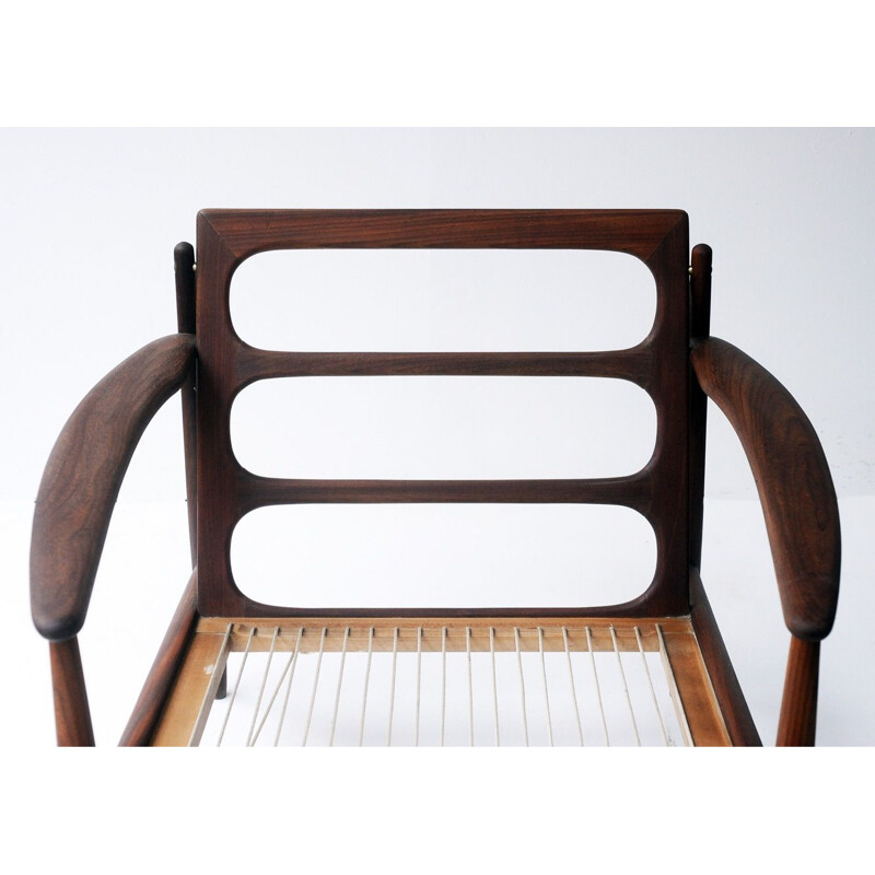 Vintage scandinavian teak armchair by Grete Jalk