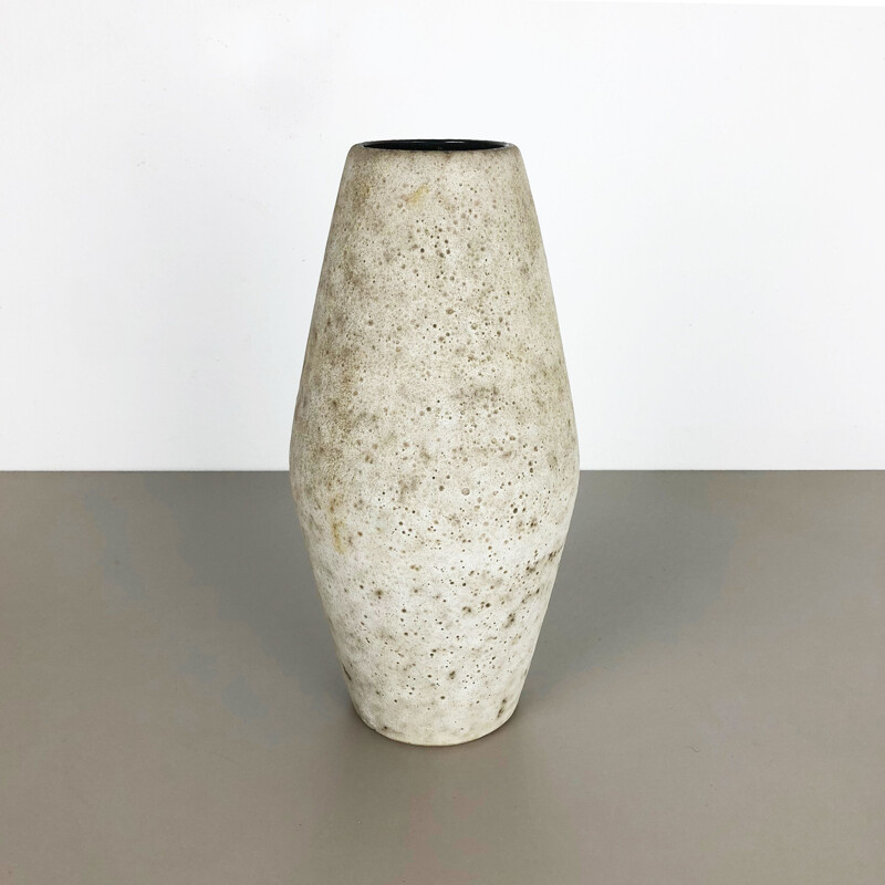 Vase vintage en fat lava faite par Scheurich, Allemagne 1960