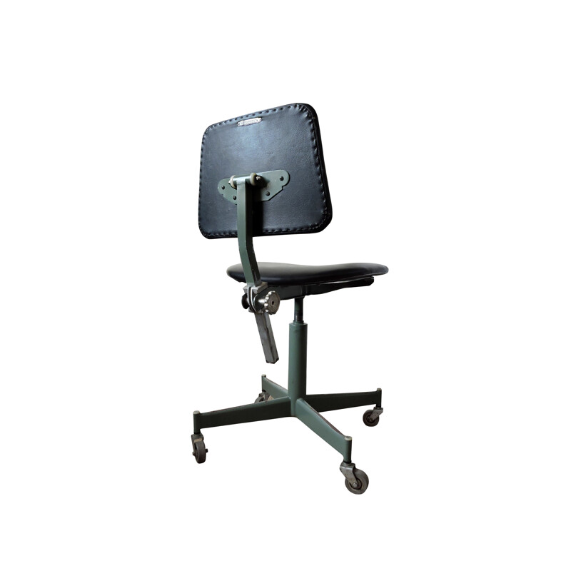Chaise de bureau industrielle par Lusodex