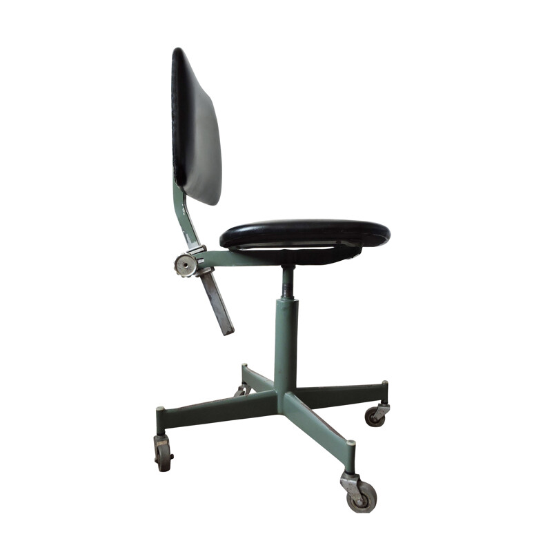 Chaise de bureau industrielle par Lusodex