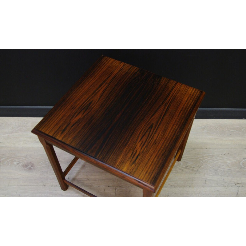 Set of 3 nesting tables in rosewood