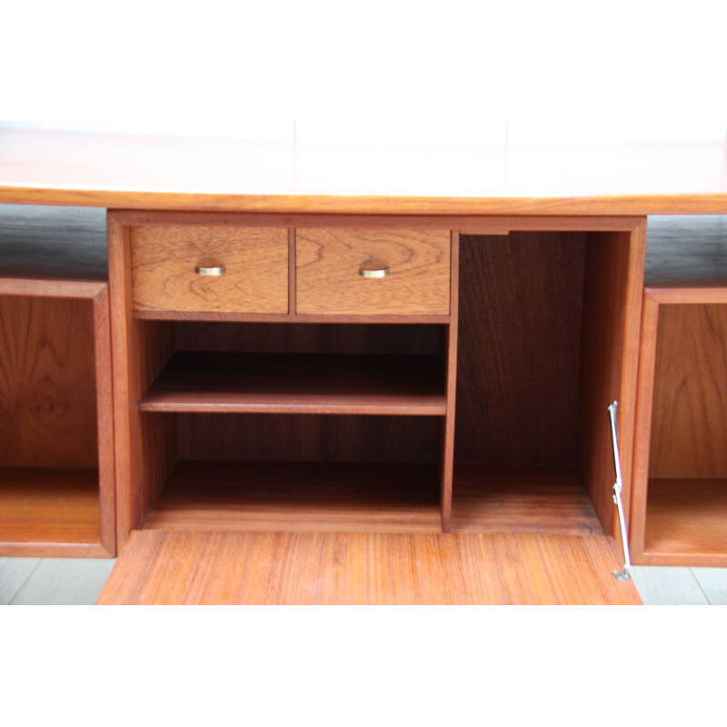 Vintage Scandinavian desk in teak