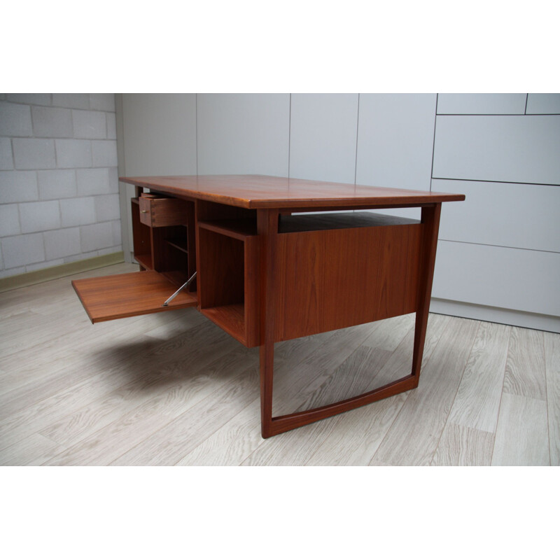 Vintage Scandinavian desk in teak