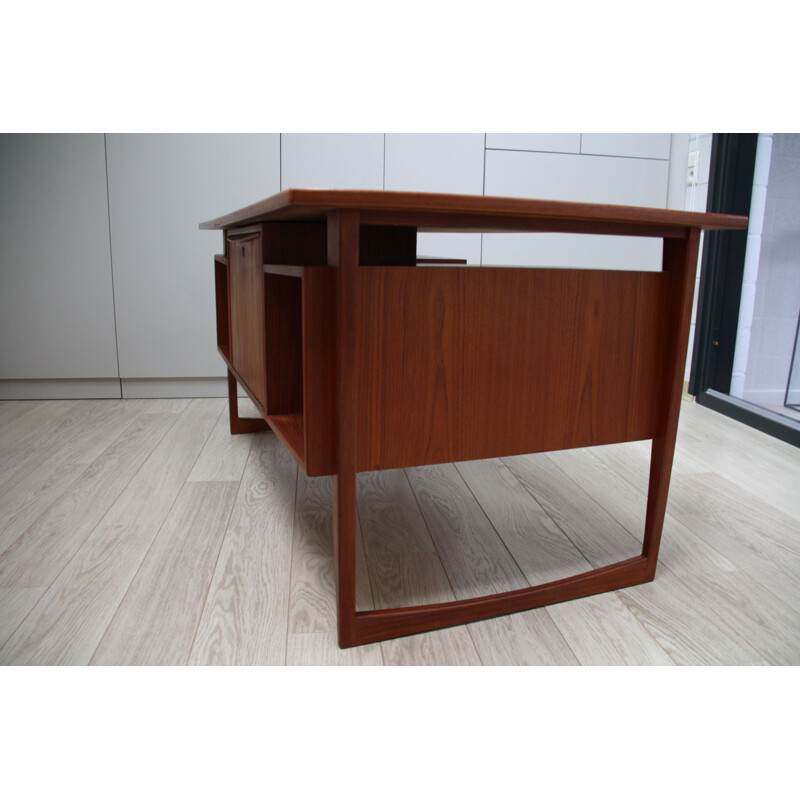 Vintage Scandinavian desk in teak