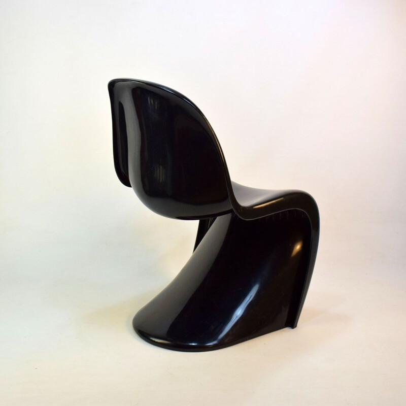 Chaise Panton noire pour Herman Miller