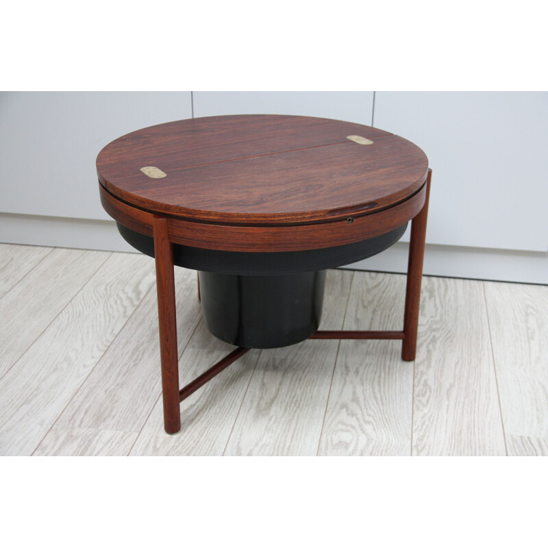 Vintage Norwegian bar table "Skylus" in rosewood by Rastad & Relling