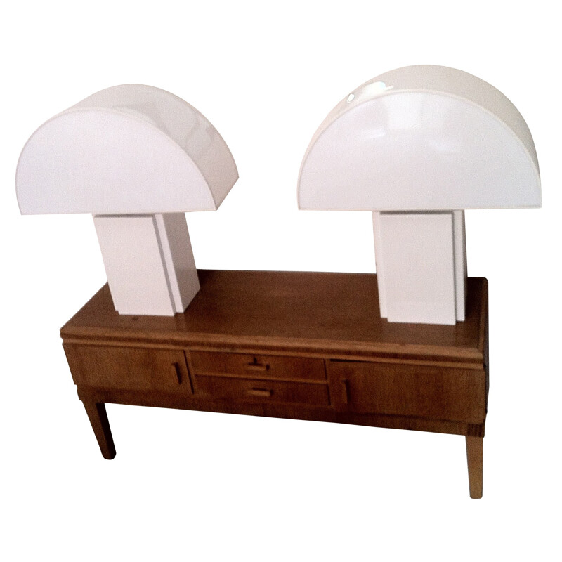 Pair of "Olympe" lamps, GUZZINI - 1970s