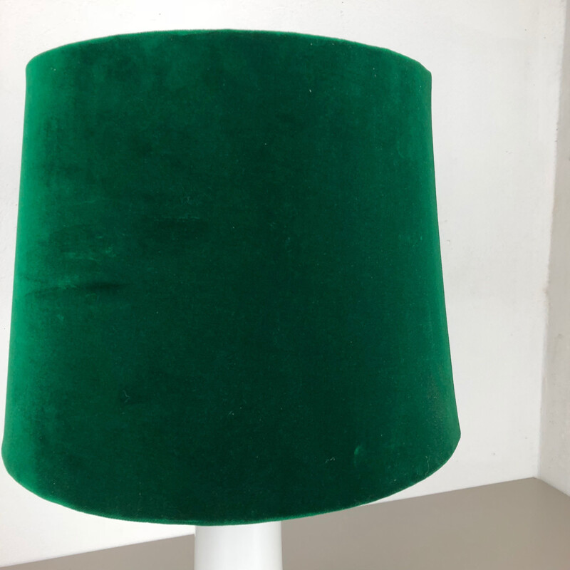 Lampada vintage in vetro bianco di Uno e Östen Kristiansson per Luxus Vittsjö, Svezia 1960