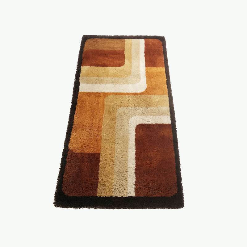 Vintage Danish carpet in high pile wool