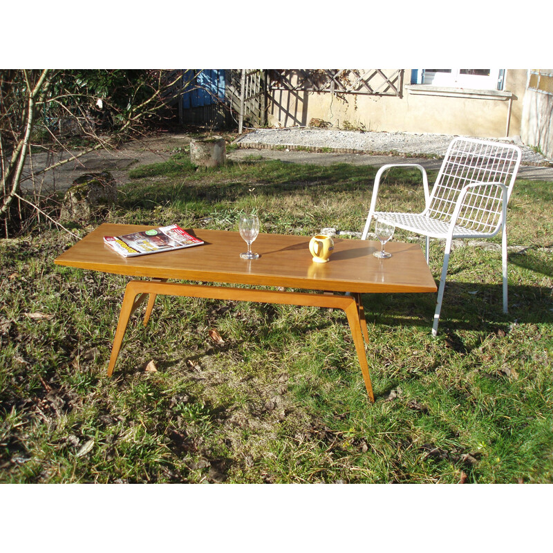 Vintage Scandinavian large coffee table