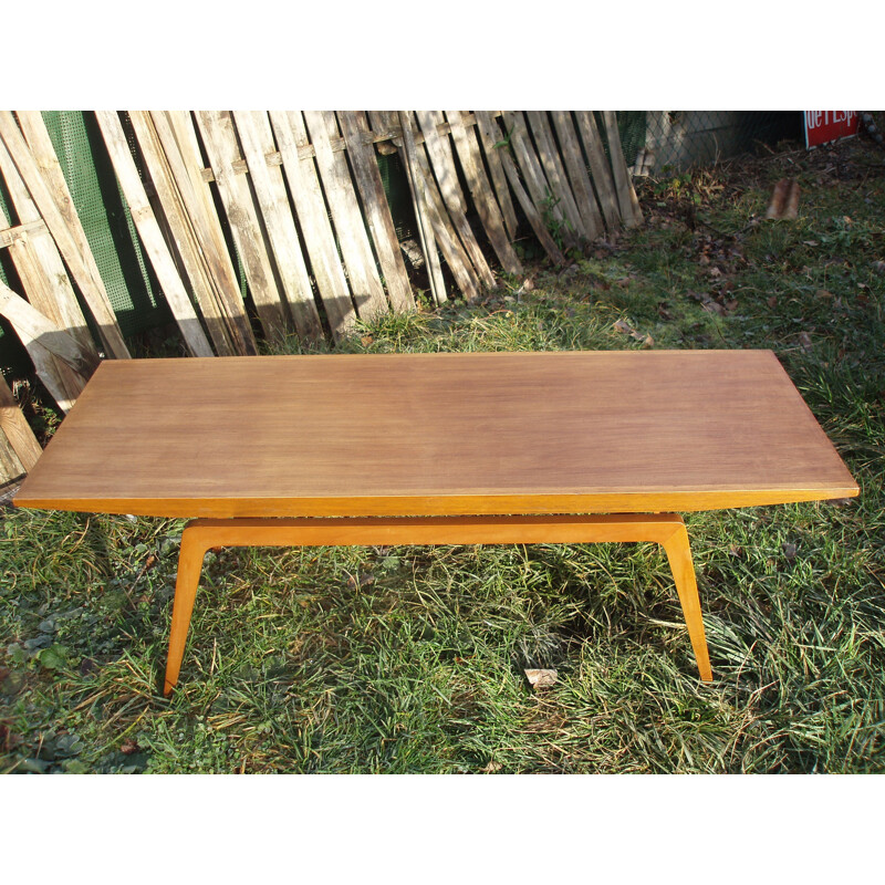 Vintage Scandinavian large coffee table