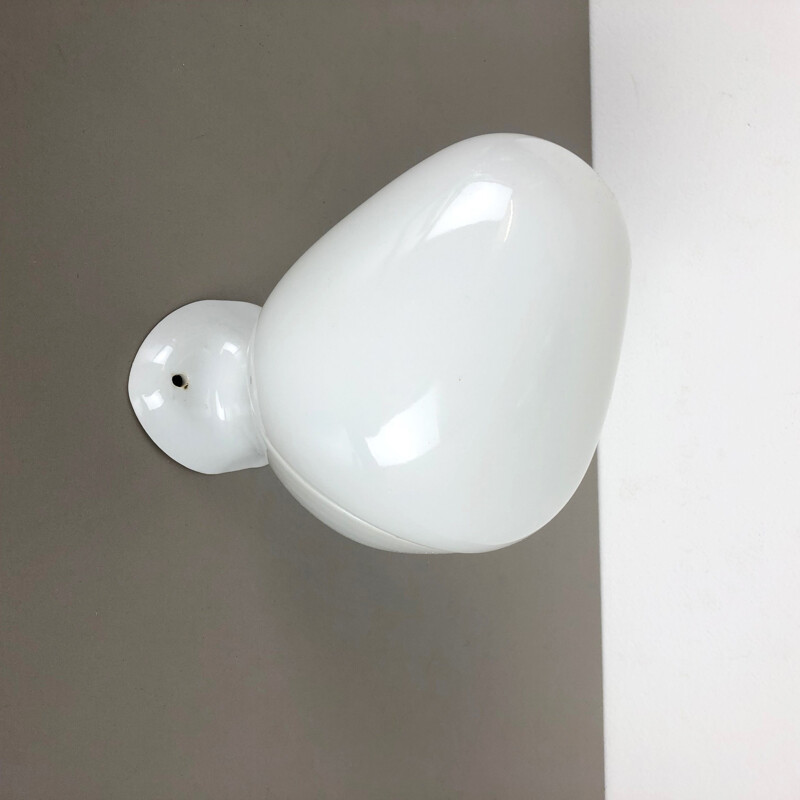 Vintage porcelain wall lamp by Wilhelm Wagenfeld