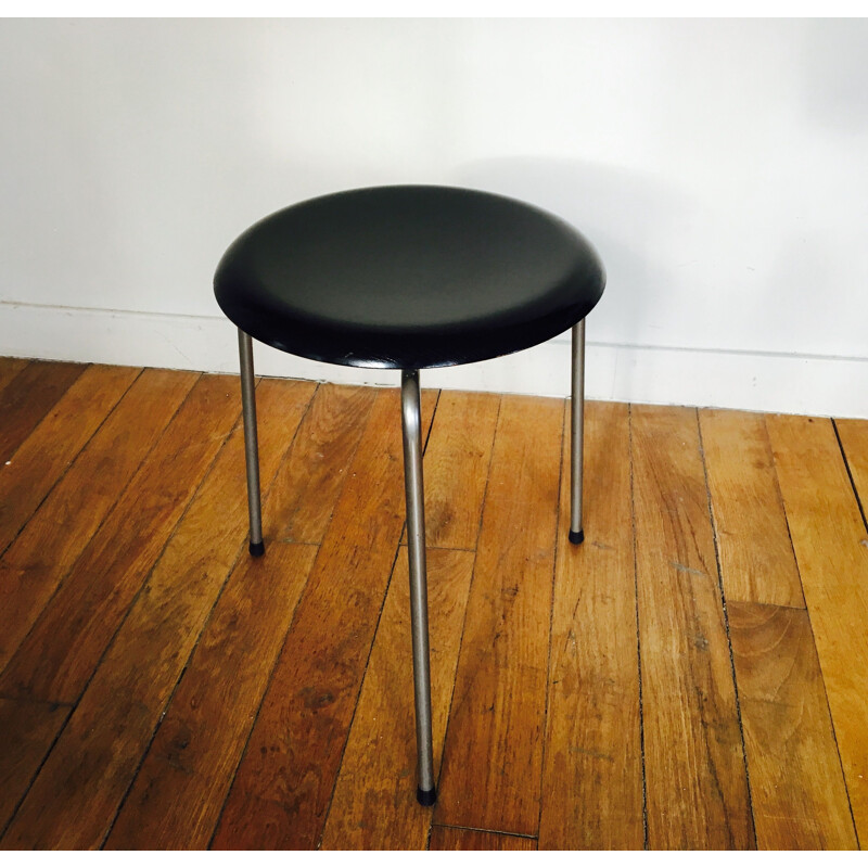 Vintage tripod stool by Arne Jacobsen