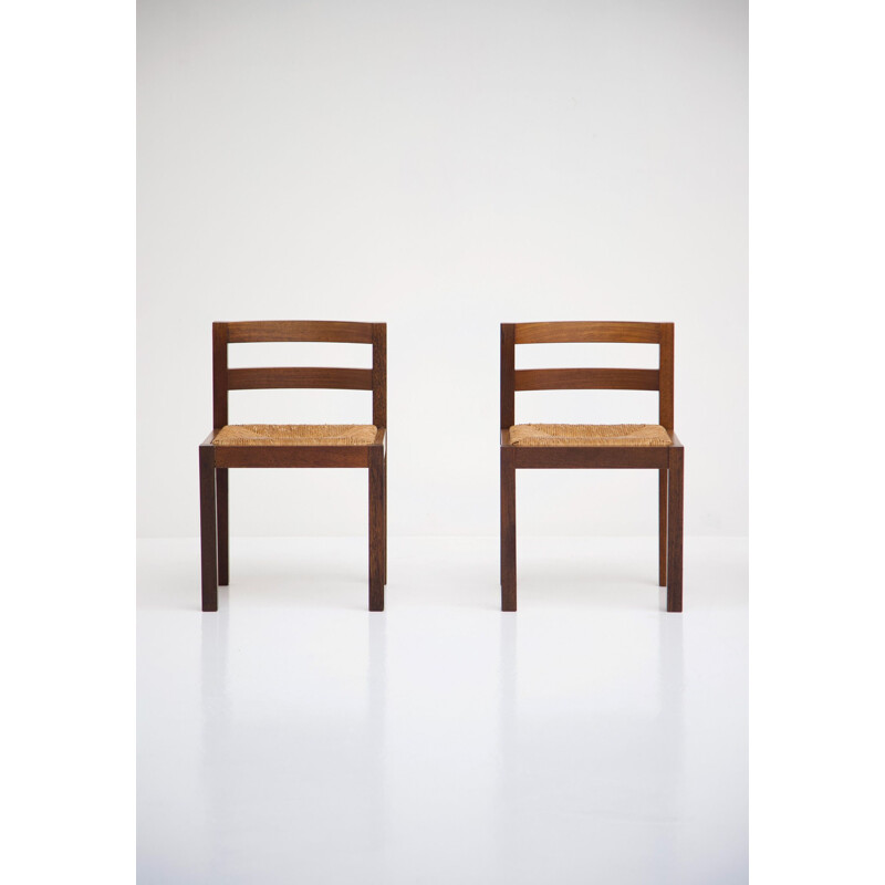 4 vintage chairs by Martin Visser 1960s