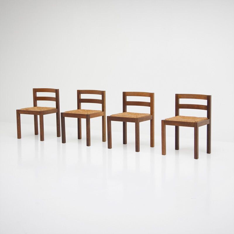 4 vintage chairs by Martin Visser 1960s