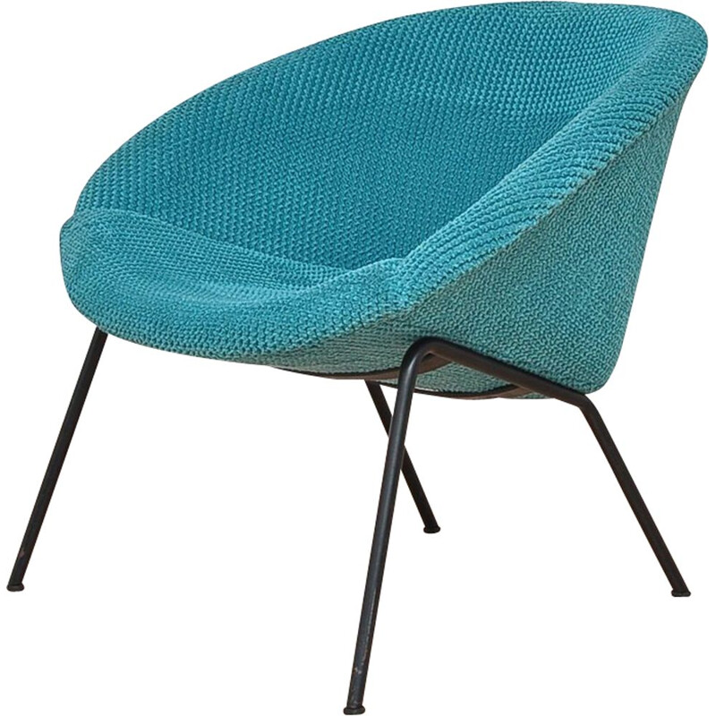 Turquoise Shell armchair by Walter Knoll
