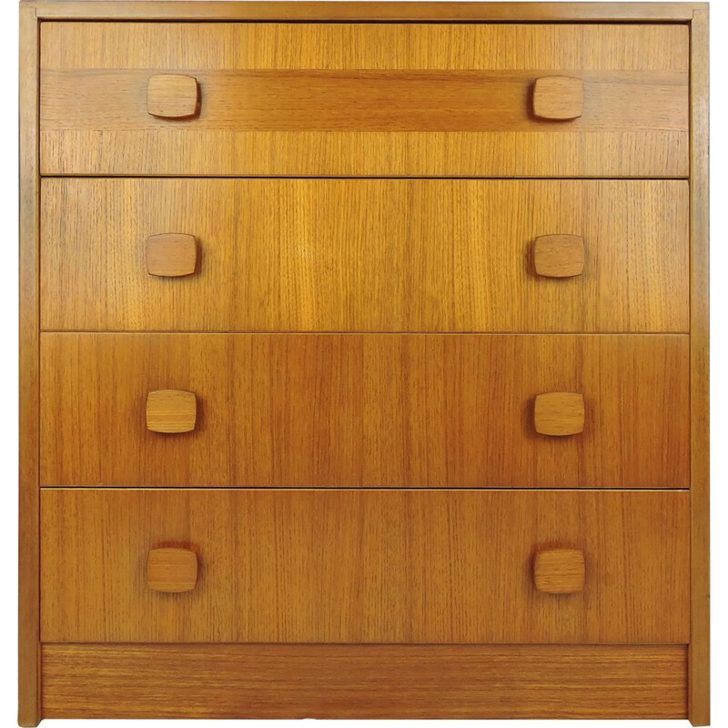 Vintage chest of drawers in oak by Gibbs & Co