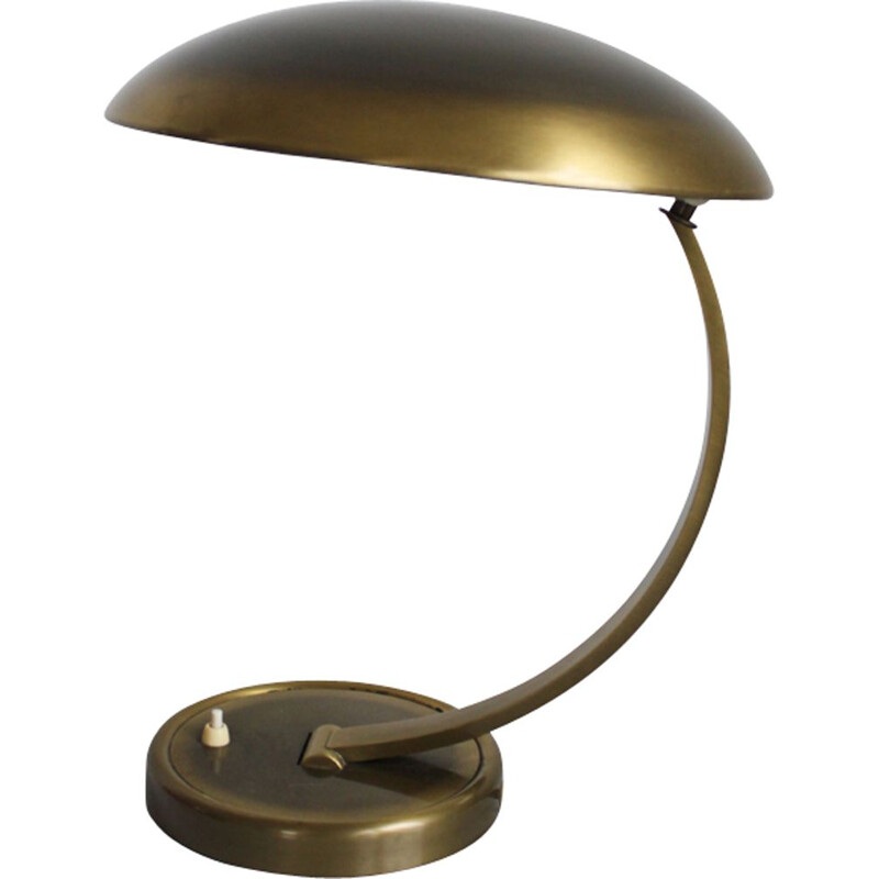 Vintage Kaiser Idell 6751 brass table lamp from Christian Dell