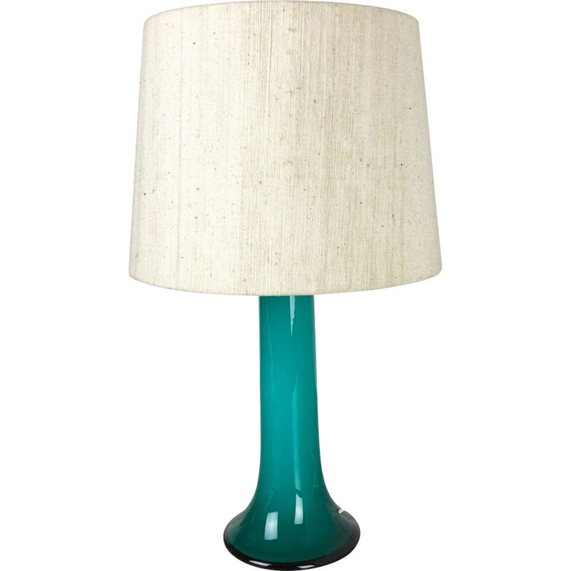 Lampe de table vintage verte par Uno et Östen Kristiansson pour Luxus Vittsjö, Suède 1970