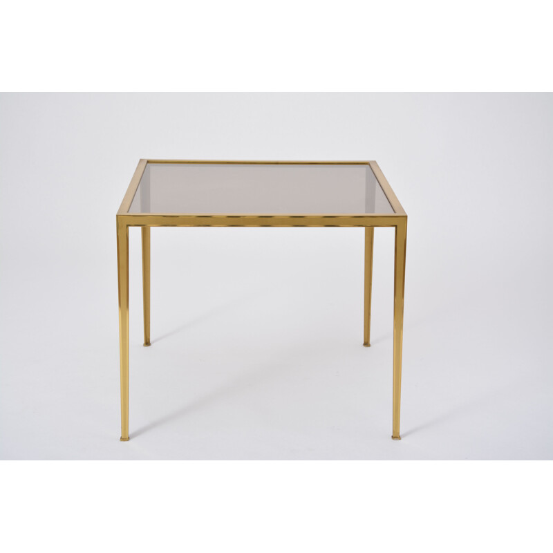 Mesa de café Vintage Gold da Vereinigte Werkstatten, Alemanha 1960