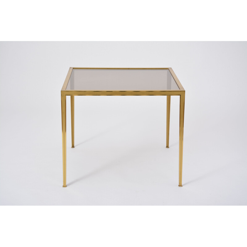 Mesa de café Vintage Gold da Vereinigte Werkstatten, Alemanha 1960