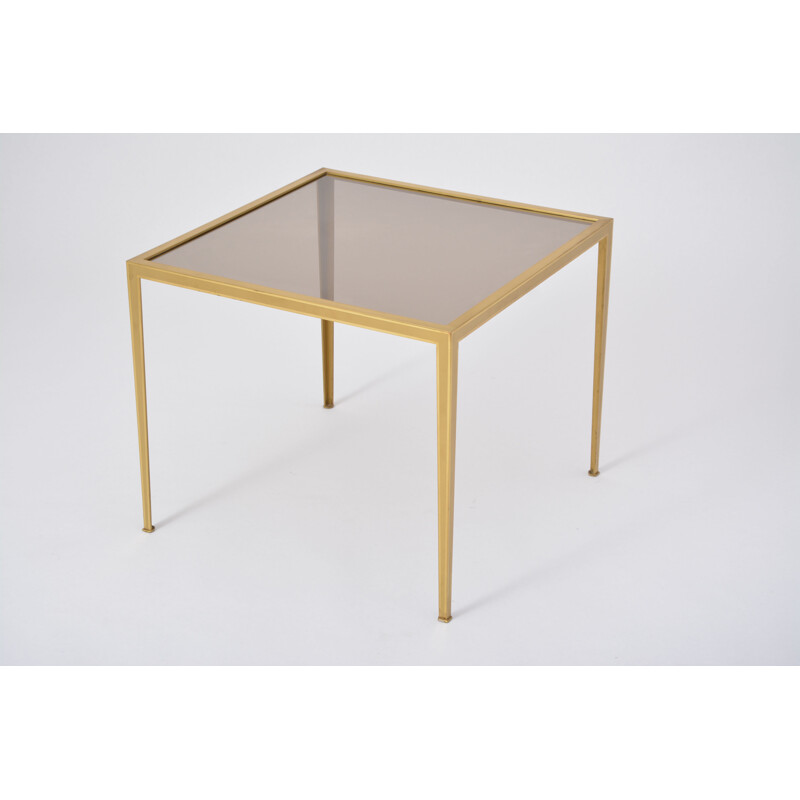 Vintage gold coffee table from Vereinigte Werkstatten, Germany 1960