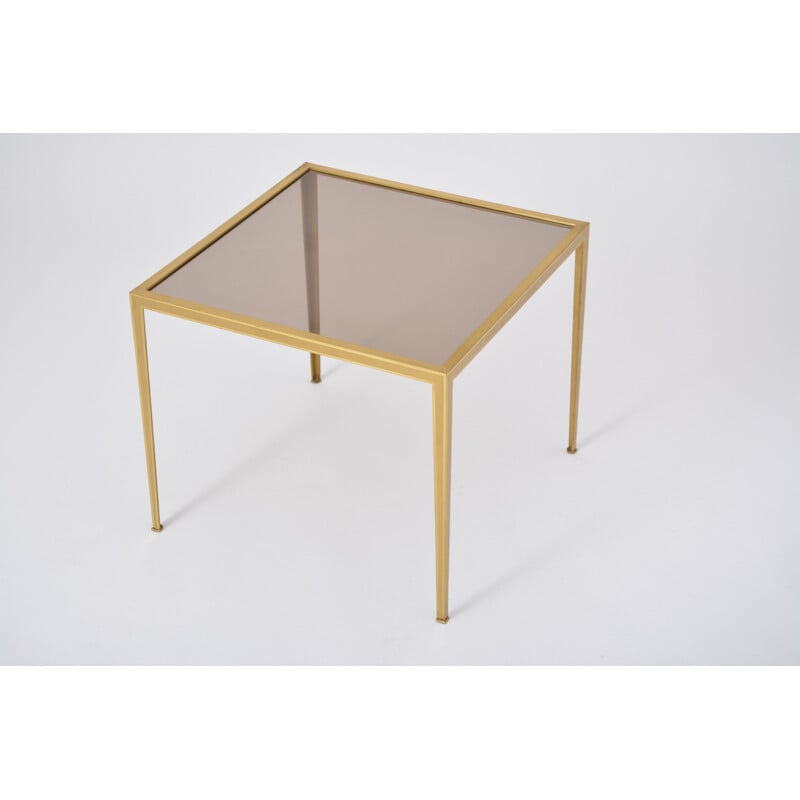 Mesa de café Vintage Gold da Vereinigte Werkstatten, Alemanha 1960