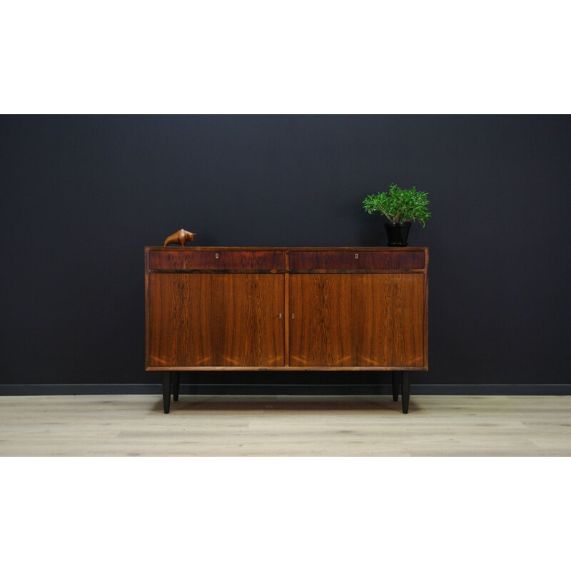 Meuble télé vintage scandinave pour Brouer en palissandre 1960