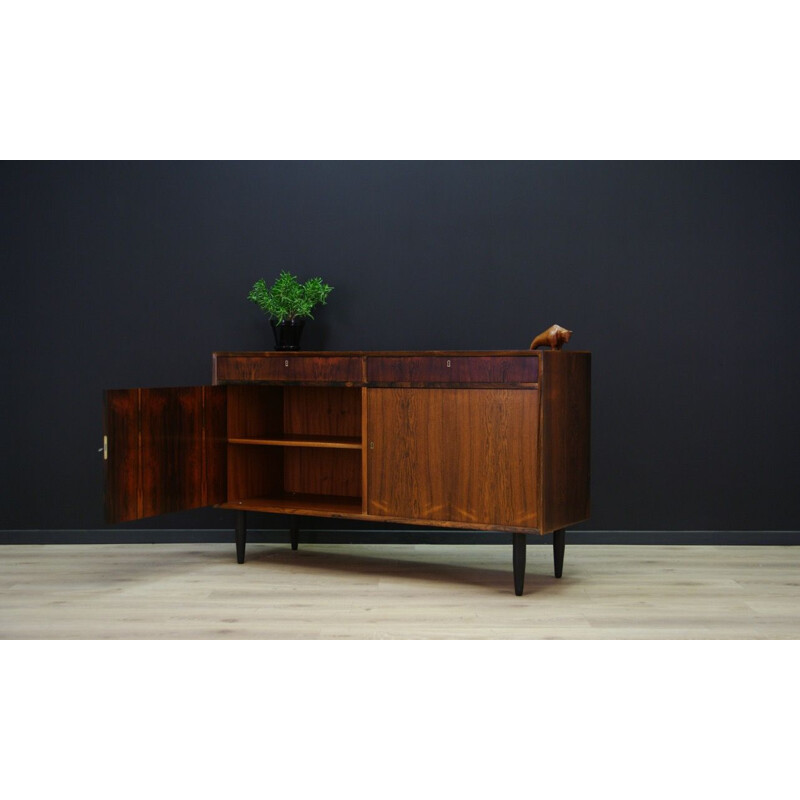 Meuble télé vintage scandinave pour Brouer en palissandre 1960