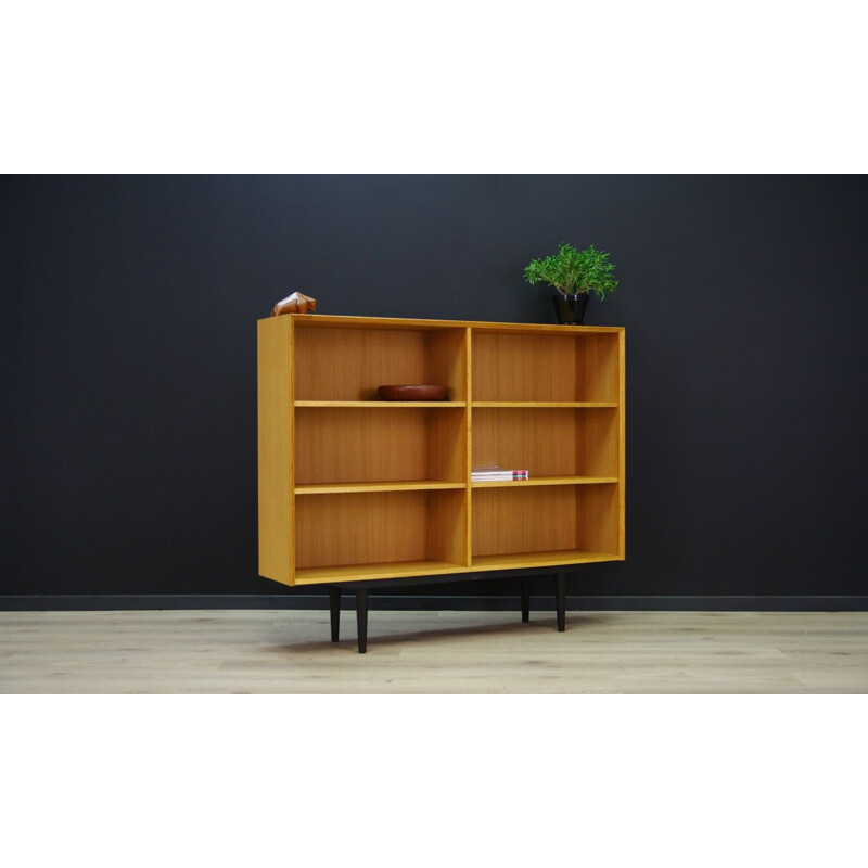 Vintage scandinavian bookcase for Brouer in ashwood 1970