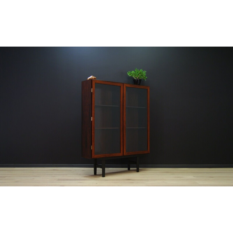 Vintage scandinavian bookcase for Omann Jun in rosewood 1960