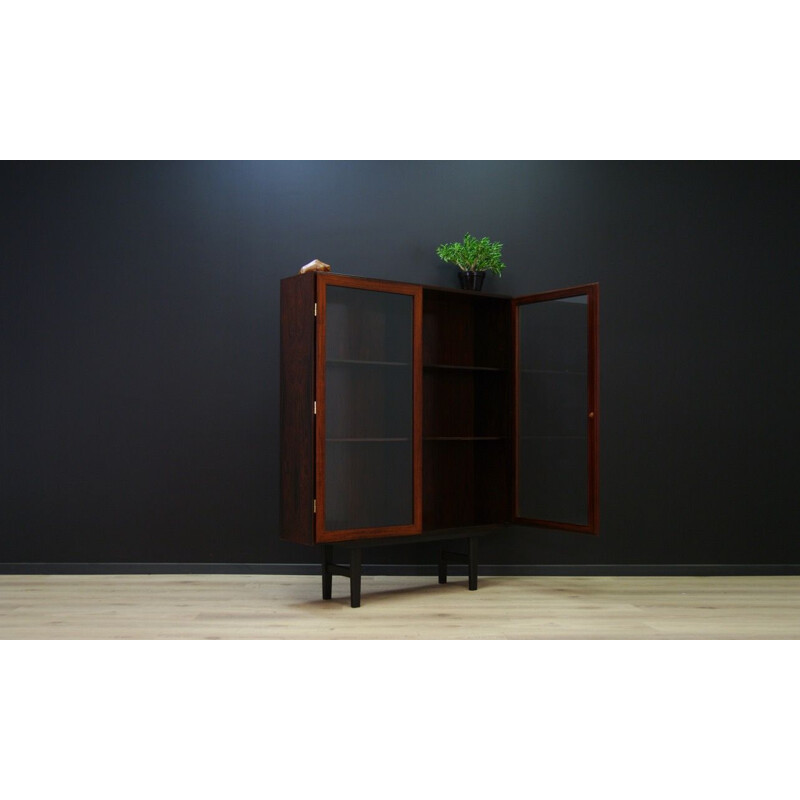 Vintage scandinavian bookcase for Omann Jun in rosewood 1960