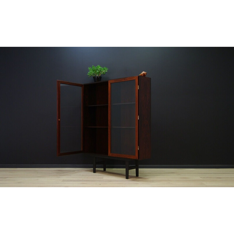 Vintage scandinavian bookcase for Omann Jun in rosewood 1960